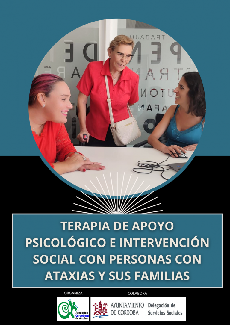 TERAPIA DE APOYO PSICOLÓGICA E INTERVENCIÓN SOCIAL CON PERSONAS CON ATAXIAS Y SUS FAMILIAS
