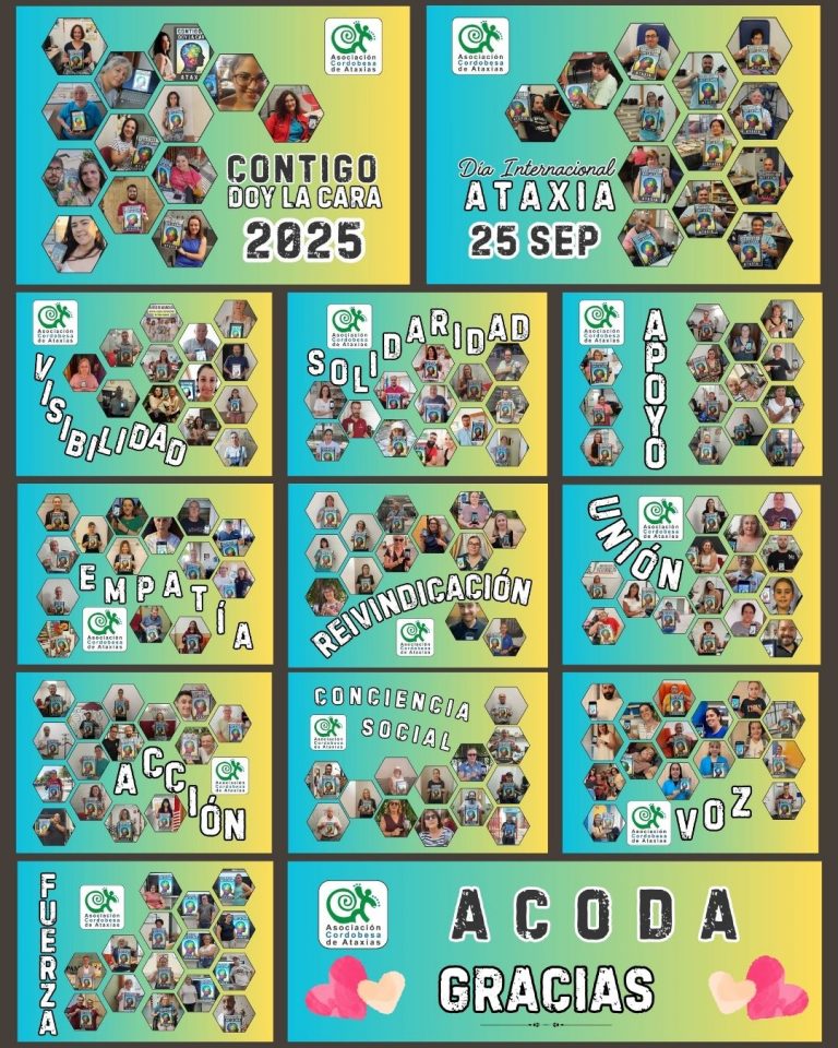 Campaña «CONTIGO DOY LA CARA» por la Ataxia